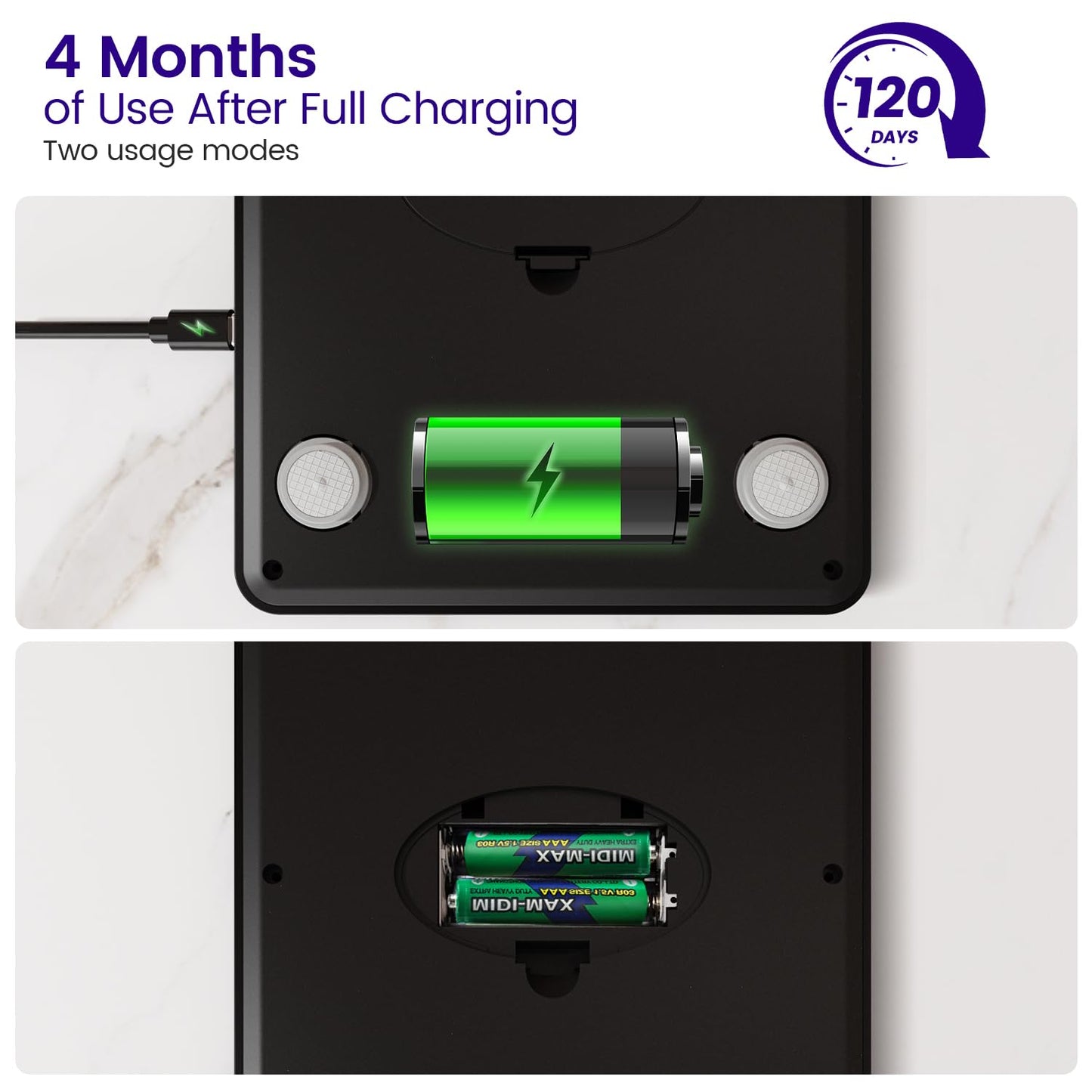 Digitale Küchenwaage, USB C Elektronik Küchenwaage, 15 kg Hochpräzise 1g/0.03oz Lebensmittelwaage, Professionell mit harter Funktion, Batterien enthalten （food scale）